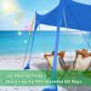 Beach Tent, Beach Canopy Sun Shade Easy Pop Up Beach Canopy, Beach Tent Sun Shelter 11x11 FT with UPF 50+ UV Protection, Beach Sun Shade for Beach, Camping, Backyard and Picnics view 3