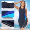 DIFOS Women's Triathlon Suit One-Piece Sleeveless Tri-Suit Quick-Dry 3D Padded Athletic Swimsuits Slimming Cycling Running view 3