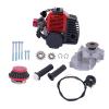 49CC 2 Stroke Motorized Bicycle Kit,Single Cylinder Engine Gas Petrol Bike Engine Motor Scooter Kit with Double Belt Drive Fits 7000rpm view 1