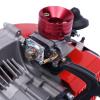49CC 2 Stroke Motorized Bicycle Kit,Single Cylinder Engine Gas Petrol Bike Engine Motor Scooter Kit with Double Belt Drive Fits 7000rpm view 4
