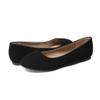 DREAM PAIRS Women's Sole-Simple Wide Width Flats, Ballerina Walking Flats, Comfortable Slip on Shoes,Size 9W,Black-Nubuck,Sole-Simple view 4