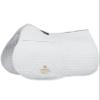 Harrison Howard All-Purpose Saddle Pad Suede Saddle Pad for Horses Use During Everyday Riding - White view 1