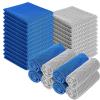 BBTO Cooling Towel Microfiber Ice Cool Cold Sport Face and Neck Soft Breathable Chilly Sweat Towel for Yoga Gym Workout Hot Weather Camping Running, 32 x 12 Inches(Stylish Colors,30 Pieces) view 1