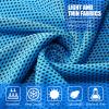 BBTO Cooling Towel Microfiber Ice Cool Cold Sport Face and Neck Soft Breathable Chilly Sweat Towel for Yoga Gym Workout Hot Weather Camping Running, 32 x 12 Inches(Stylish Colors,30 Pieces) view 4