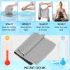 BBTO Cooling Towel Microfiber Ice Cool Cold Sport Face and Neck Soft Breathable Chilly Sweat Towel for Yoga Gym Workout Hot Weather Camping Running, 32 x 12 Inches(Cool Colors,15 Pieces) view 4