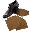 10 Pcs Non-Slip Shoe Pads for Bottom of Shoes Anti-Slip Grips Adhesive Grip Pads Sole Protector 3.1 x 5.1 Inches for Heels Trainers Treads Boots(Brown) view 1