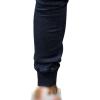 JEsilunmaMY Casual Drawstring Sport Jeans for Men Elastic Waist Stretch Skinny Denim Pants Mid Rise Washed Pencil Jean Pants (Dark Blue,Large) view 4
