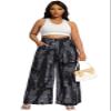 Euulin Women's Wide Leg Long Palazzo Pants High Waist Loose Fit Casual Flowy Pants Trousers with Pockets Square S view 2
