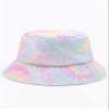 Barbie Bucket Hat for Girls | Kids & Teens Multicoloured Tie Dye One Size Sun Hat | Embroidered Headwear Soft Crown with Peak view 3