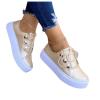 Loafers For Women Black And Gold Womens Leather Low Top Sneaker Lace-up Classic Casual Walking Shoes Fashion Dressy Casual Summer Slip On Comfortable Platform Flats Loafers view 1