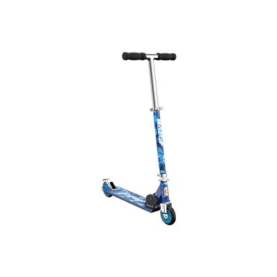 Razor A Kick Scooter Special Edition Aluminium Folding Scooter for Kids, Shark Camo Graphics, Blue