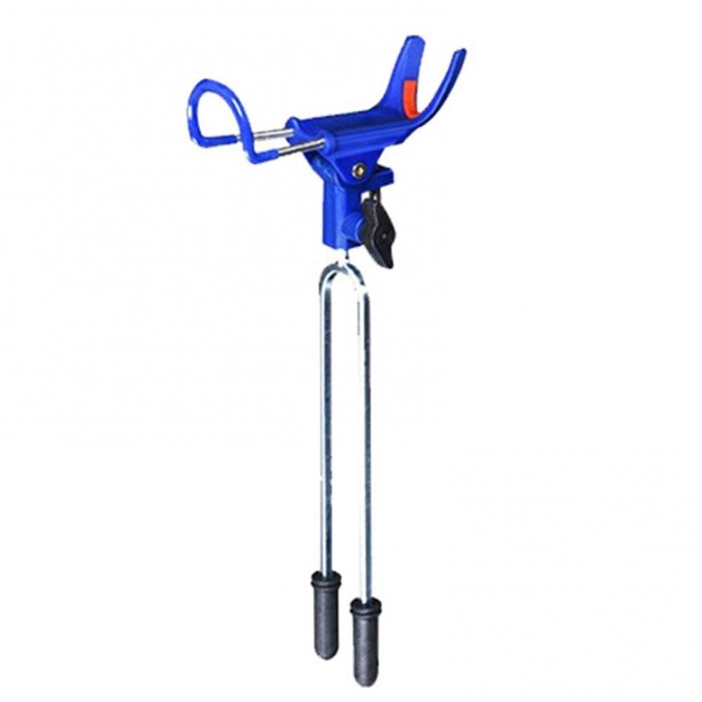 DYPASA Vertical Fishing Rod Holder 360 Degrees Adjustable Stainless Steel Fishing Rods Holder Bracket Fish Tool Wall Mounted Fishing Rod Rack