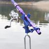 DYPASA Vertical Fishing Rod Holder 360 Degrees Adjustable Stainless Steel Fishing Rods Holder Bracket Fish Tool Wall Mounted Fishing Rod Rack view 4