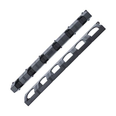 DYPASA Vertical Fishing Rod Holder Fish Rod Storage Holder Rack Fishing Stick Wall Mounted Display Support Bracket Stand Fishing Gear Tackle Vertical 6-Rod Wall Mounted Fishing Rod Rack
