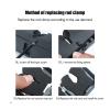 DYPASA Vertical Fishing Rod Holder Fish Rod Storage Holder Rack Fishing Stick Wall Mounted Display Support Bracket Stand Fishing Gear Tackle Vertical 6-Rod Wall Mounted Fishing Rod Rack view 3
