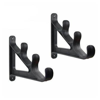 DYPASA Vertical Fishing Rod Holder Horizontal Rod Rack for Fishing Rod Wall Rack Storage-Ultra Sturdy Holds 3 Rods- Space Saving for Fishing Rods Hiking Poles and Cue Wall Mounted Fishing Rod Rack