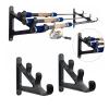 DYPASA Vertical Fishing Rod Holder Horizontal Rod Rack for Fishing Rod Wall Rack Storage-Ultra Sturdy Holds 3 Rods- Space Saving for Fishing Rods Hiking Poles and Cue Wall Mounted Fishing Rod Rack view 4