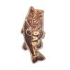 DYPASA Vertical Fishing Rod Holder Fishing Rod Holder Wall Mounted Unique Fish Shaped Wooden Pole Storage Rack Space Saving Organizer for Home Garage Door Wall Wall Mounted Fishing Rod Rack view 3