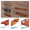 DYPASA Vertical Fishing Rod Holder Vertical Fishing Rod Holder Wall Mounted Fishing Rod Rack Storage Holds Up to 6 Fishing Rods Wall Mounted Fishing Rod Rack view 4