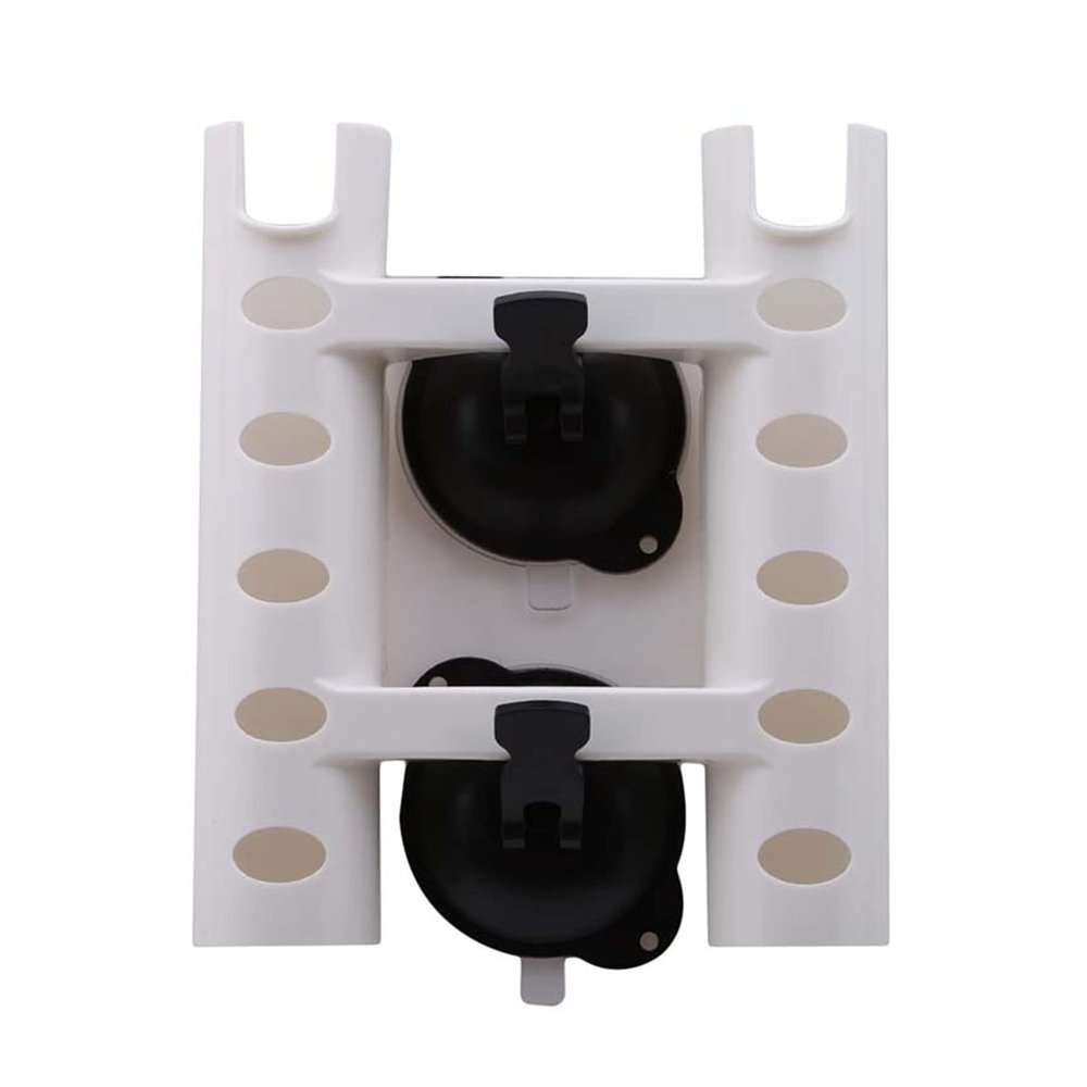 DYPASA Vertical Fishing Rod Holder 2 Link Rod Holder Organizer Marine Boat Yacht Kayak Fishing Vertical Pole Tube Bracket Socket Rack Lure Pliers Storage Wall Mounted Fishing Rod Rack