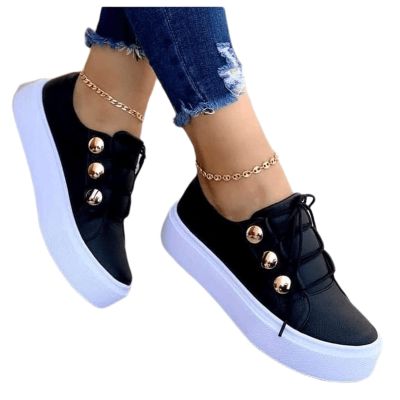 Slip On Shoes Women Wide Width Brown Women's Slip On Leather Sneaker Low Top Casual Walking Shoes Classic Comfort Flat Fashion Dressy Casual Summer Lace Up Platform Loafers
