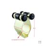 DYPASA Vertical Fishing Rod Holder Metal Fishing Rod Clips Club Positioning Clamps Holder Accessories Fixing Rack Wall Mount Rod Collection Rack Storage Wall Mounted Fishing Rod Rack view 2