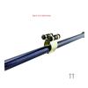 DYPASA Vertical Fishing Rod Holder Metal Fishing Rod Clips Club Positioning Clamps Holder Accessories Fixing Rack Wall Mount Rod Collection Rack Storage Wall Mounted Fishing Rod Rack view 3