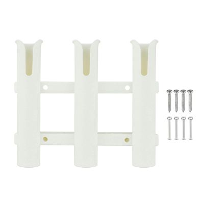 Vertical Fishing Rod Holder Vertical Fishing Rod Storage Holder Outdoor Fishing 3-Link Pole Mount Compression Resistance Bracket Rack for Boat Yacht Kayak Wall Mounted Fishing Rod Rack ( Color : Gold