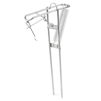 Vertical Fishing Rod Holder Fishing Rod Double Spring Setter Hook Tip-Up Holder Bracket Rack Stand Rod Fishing Pole Wall Mounted Fishing Rod Rack
