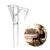 Vertical Fishing Rod Holder Fishing Rod Double Spring Setter Hook Tip-Up Holder Bracket Rack Stand Rod Fishing Pole Wall Mounted Fishing Rod Rack view 3