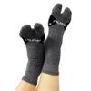 Pure Athlete Bunion Relief Sock - Ankle Length Tailors Bunion Corrector Socks for Men Women Split Toe Design (3 Pairs - Heather Grey, X-Large) view 2