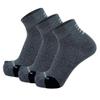Pure Athlete Bunion Relief Sock - Ankle Length Tailors Bunion Corrector Socks for Men Women Split Toe Design (3 Pairs - Heather Grey, X-Large) view 3