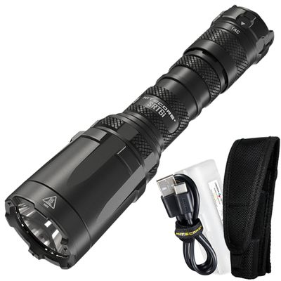 Nitecore SRT6i Tactical Flashlight, 2100 Lumen Long Throw USB Rechargeable Smart Ring with Organizer