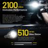 Nitecore SRT6i Tactical Flashlight, 2100 Lumen Long Throw USB Rechargeable Smart Ring with Organizer view 3