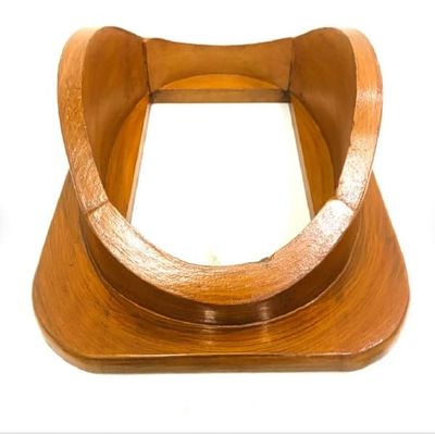 18" Divers Helmet Rosewood Wooden Base U.S. Navy Mark V Diving Helmet Base