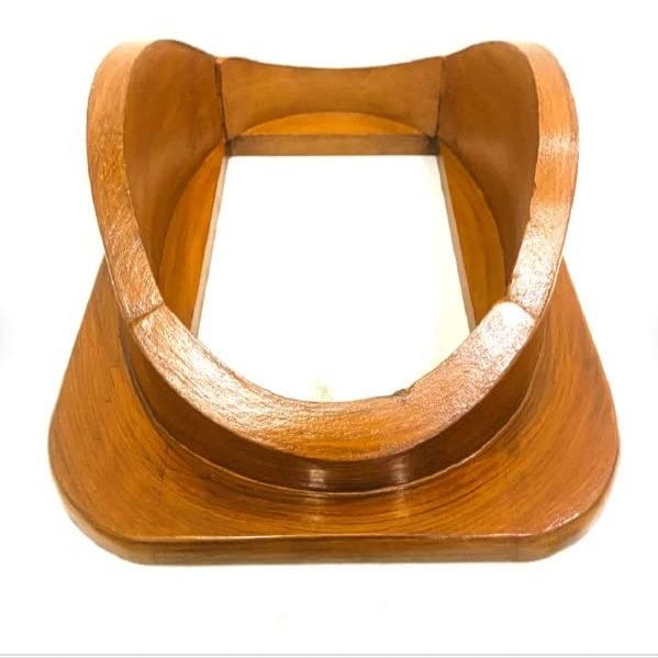 18" Divers Helmet Rosewood Wooden Base U.S. Navy Mark V Diving Helmet Base