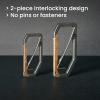 Aerocrafted Uplock Key Carabiner - Precision Made Titanium Everyday Carry Carabiner (Titanium/Bronze, Large) view 2