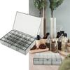 1pc Acrylic Compartment Box, Earring Organizer Box, Large Capacity 30 Translucent Compartments, Acrylic Jewelry Storage Boxes, Black view 2