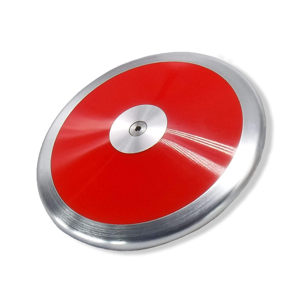 TC Red Crossfire Discus. 1kg Discus. 1k Discus. Girls Discus. Girls 1 kg. Elevate Your Throwing Game with a Discus That Combines Advanced Technology, Durability, and Performance Excellence.