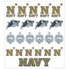 Navy Midshipmen Multi-Purpose Vinyl Sticker Sheet view 1