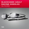 TYR Blackhawk Racing Swim Goggles - Adult Swimming Goggles for Men and Women - Anti-Fog, UVA/UVB Protection, Watertight - Available Mirrored or Non-Mirrored view 2