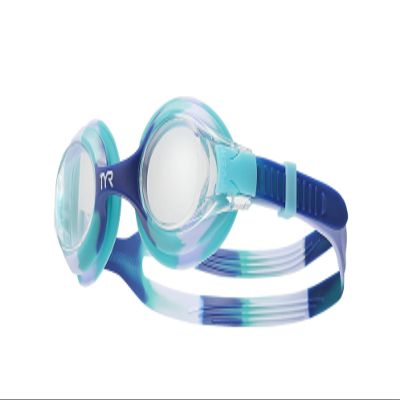 TYR Unisex Kid's Swimple Tie Dye Googles, Clear/Purple/Teal, One Size