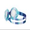 TYR Unisex Kid's Swimple Tie Dye Googles, Clear/Purple/Teal, One Size view 1