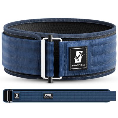 Training Belt for Women | Back Belt Support for Men | Gym Squat Belt for Men | Weightlifting Belt Women | Back Weightlifting Belt (Navy Blue, X-Large)