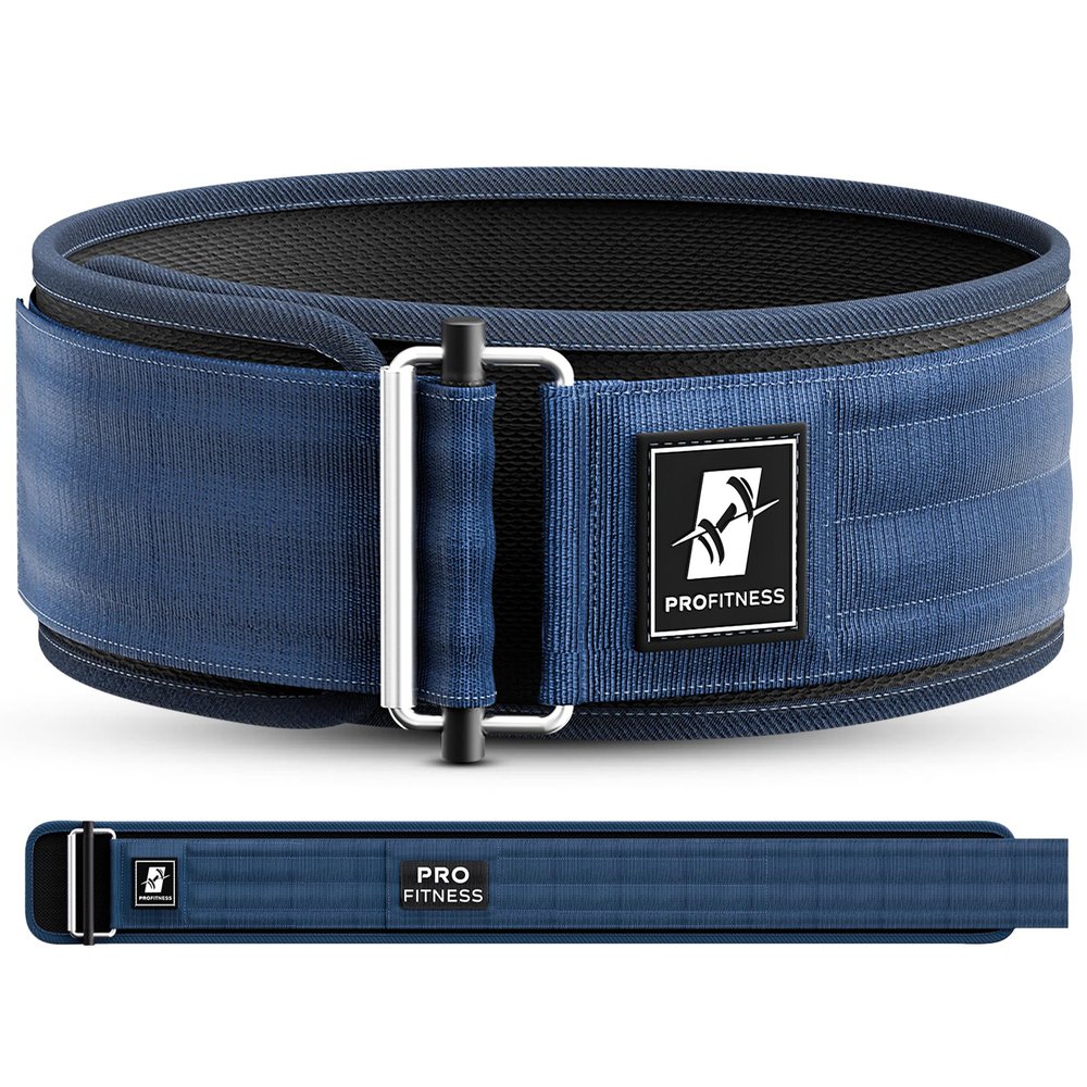 Training Belt for Women | Back Belt Support for Men | Gym Squat Belt for Men | Weightlifting Belt Women | Back Weightlifting Belt (Navy Blue, X-Large)