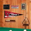 Georgia Bulldogs College Football 4 Time National Champions Pennant Banner Flag view 2