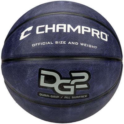 Champro Dura-Grip 230 Rubber Basketball, Official Size, Purple