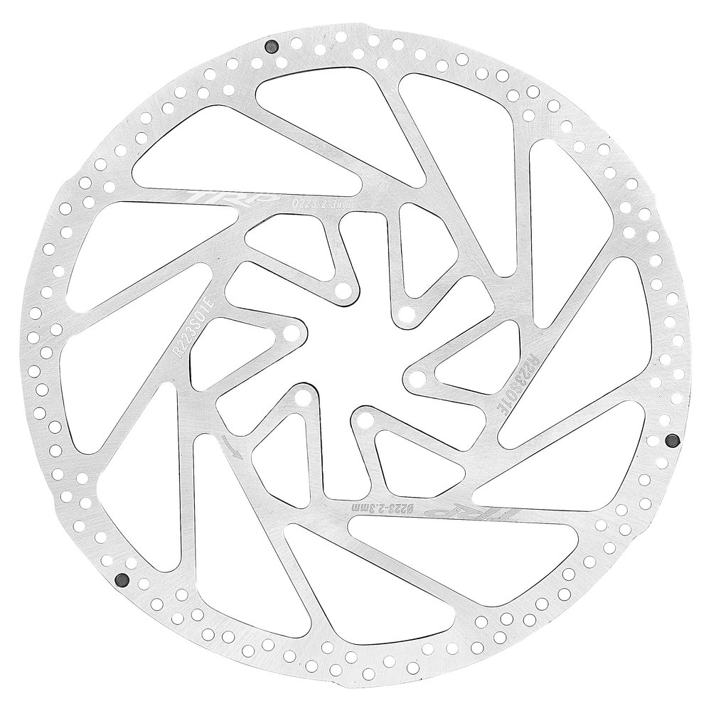 TRP RS01E One-Piece Bicycle Brake Rotor with Bolts | 2.3mm Width | 223mm Diameter