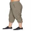 RBX Women's Plus Size Woven Lightweight Drawstring Capri Pant Smoke Sage 2X view 4