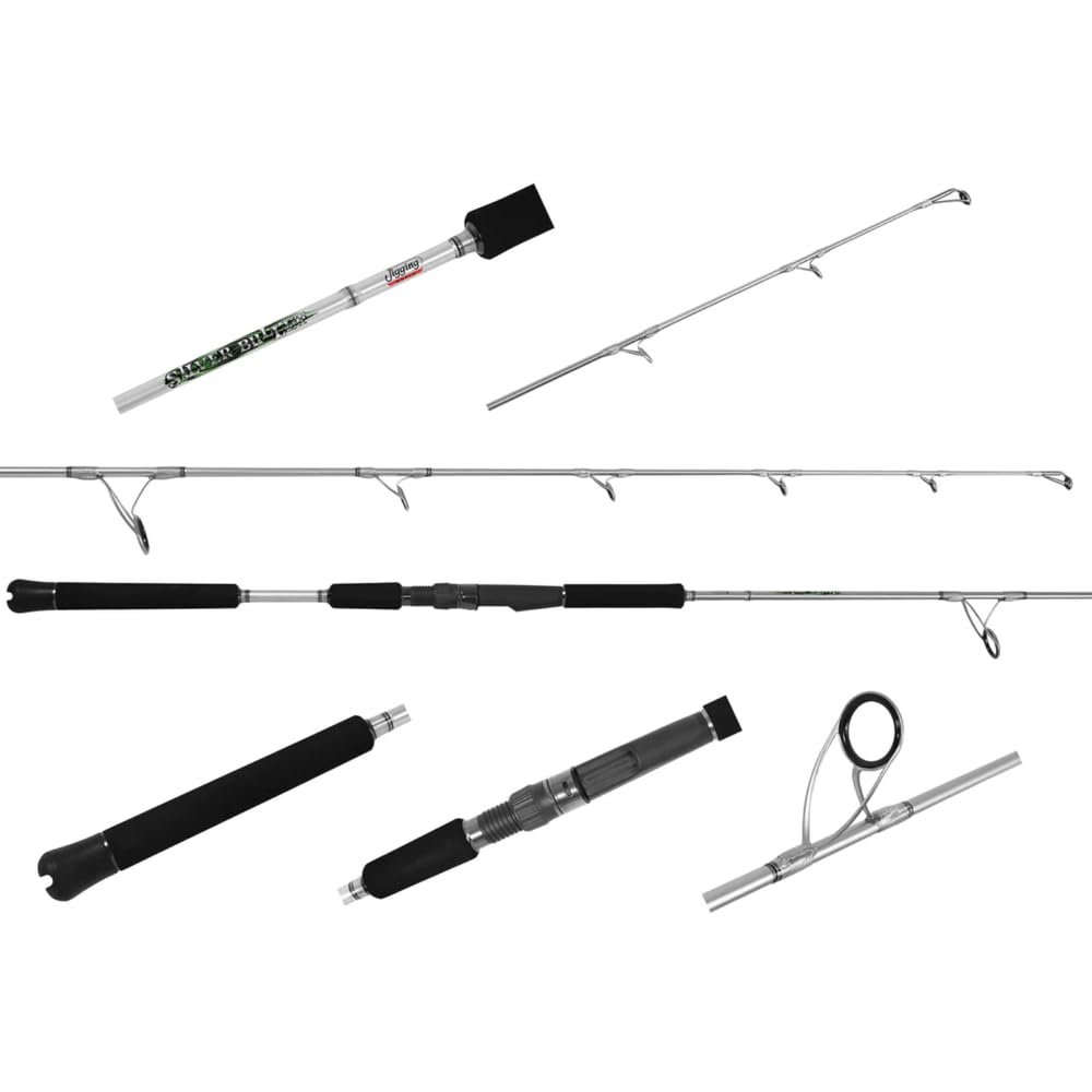 Jigging World Silver Bullet Jigging Spinning Rods (JW-SBJ601S-350 6' Heavy/Mod Fast 40-65lb Max 350g)